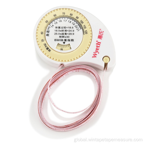 Medical BMI Calculator Tpae Measure Eco-friendly Medical Promotional Gifts BMI Tape Measure Factory
